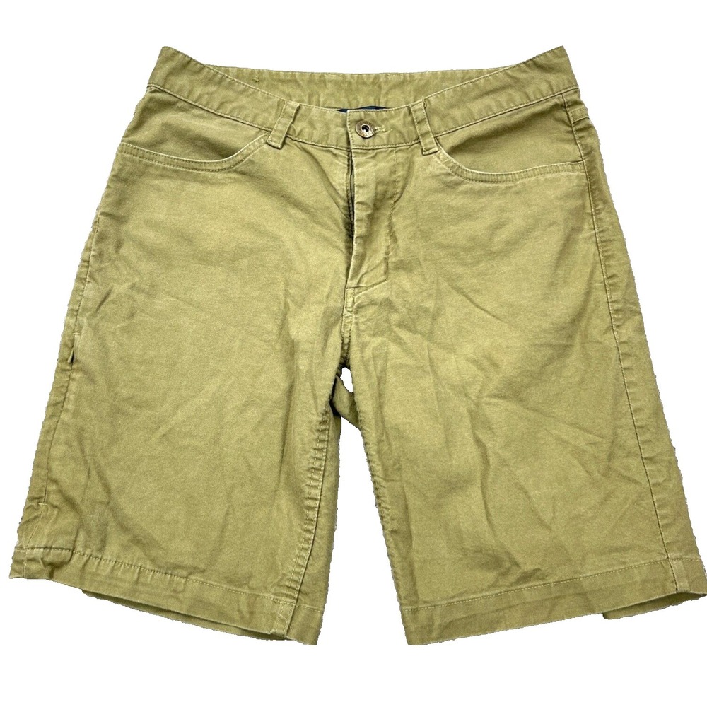 North Face Chino Shorts Men 30 Olive Green Canvas Outdoors Hiking Dad‎ Camp